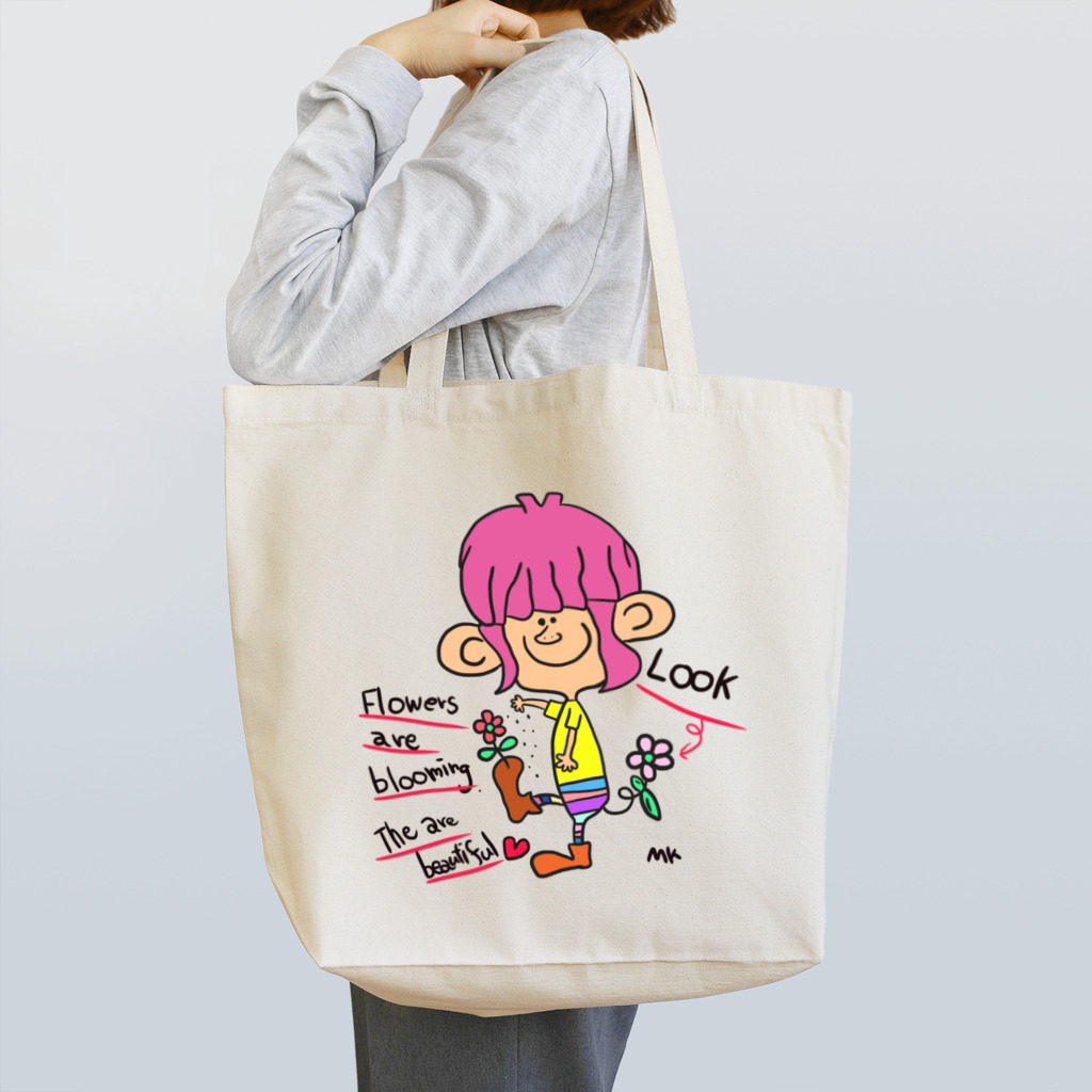 ｍｋのピンクのお猿さん Tote Bag