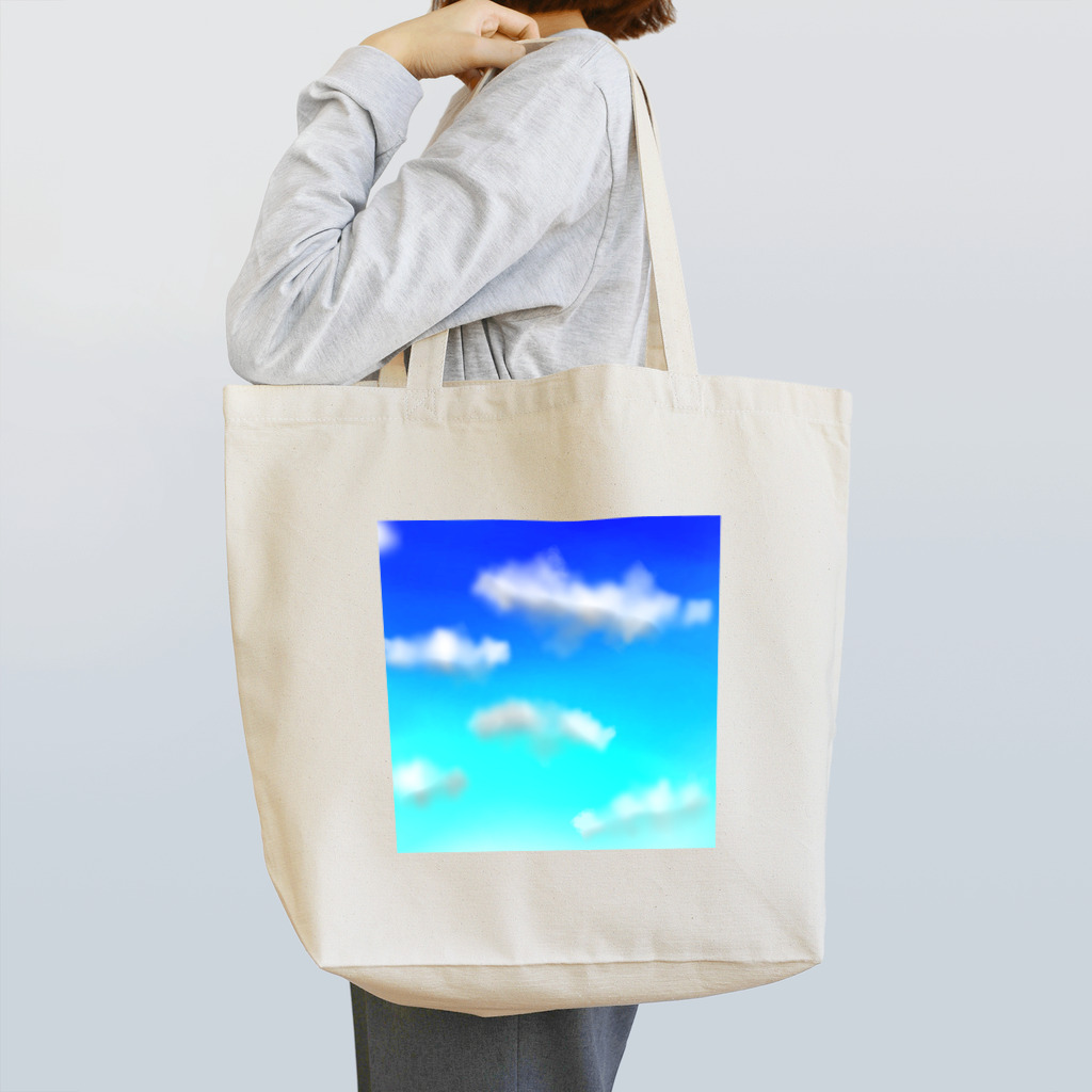 ろちゅ🐻の青空トートバッグ Tote Bag