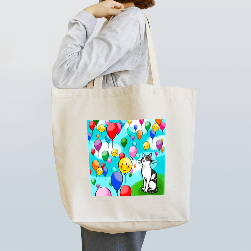 analogqueenのDreaming balloons トートバッグ