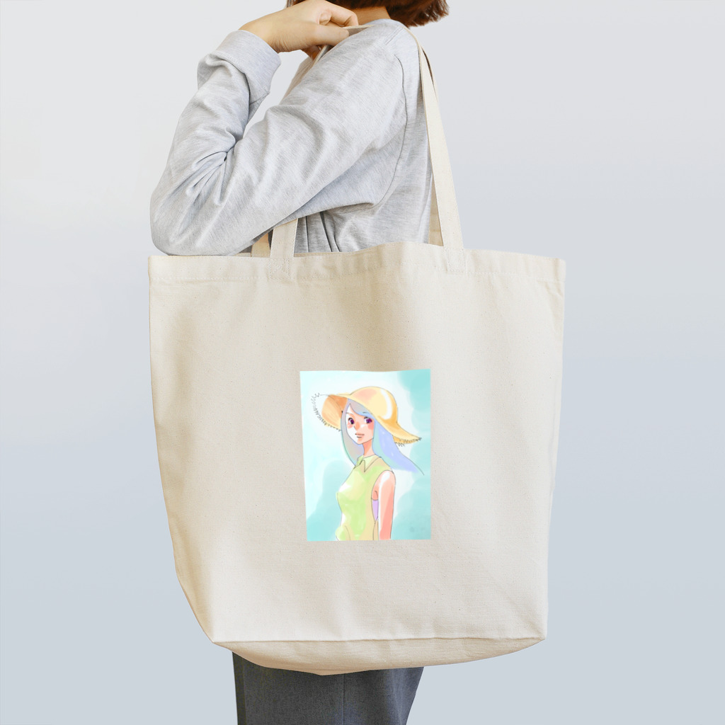 あずま🎏⚾️🌈の麦わら帽子の女の子 Tote Bag