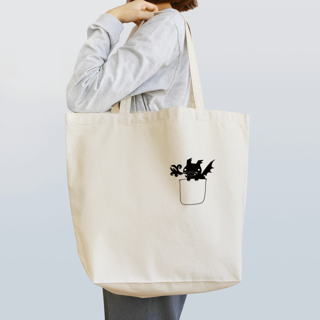 コタツとみかんの使い魔を連れ隊・サラマンダー Tote Bag