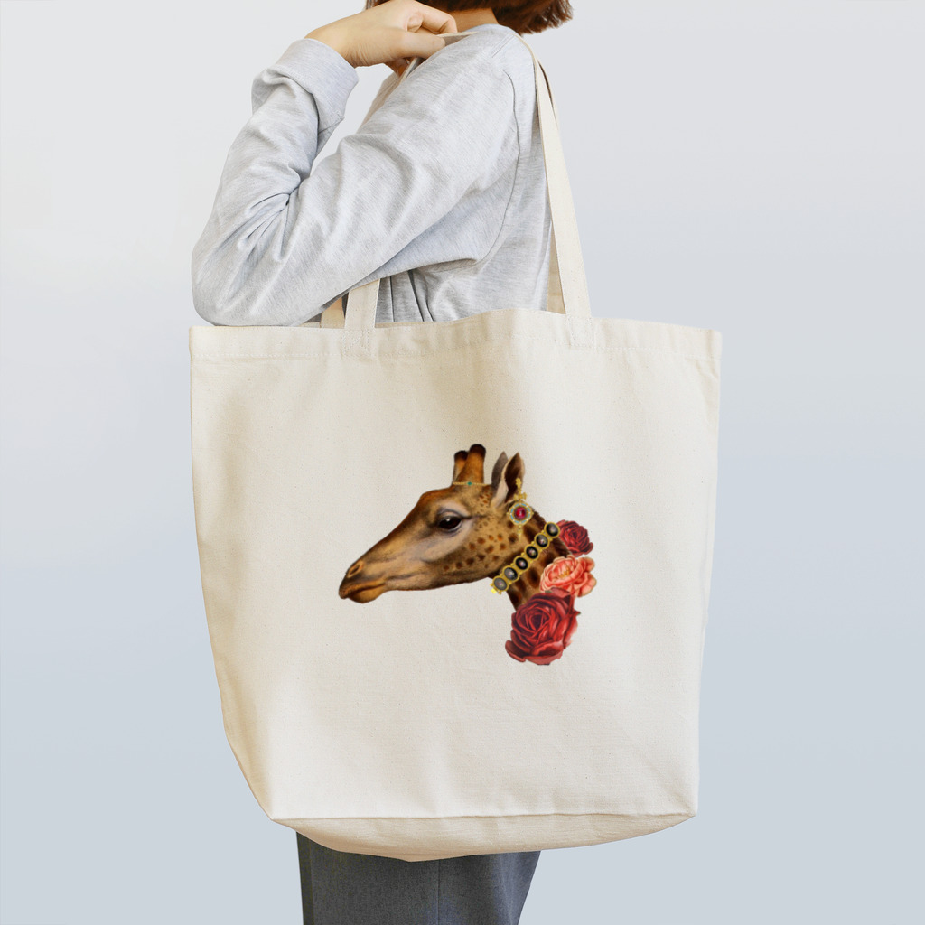 HANDSOMEのおめかしキリン Tote Bag