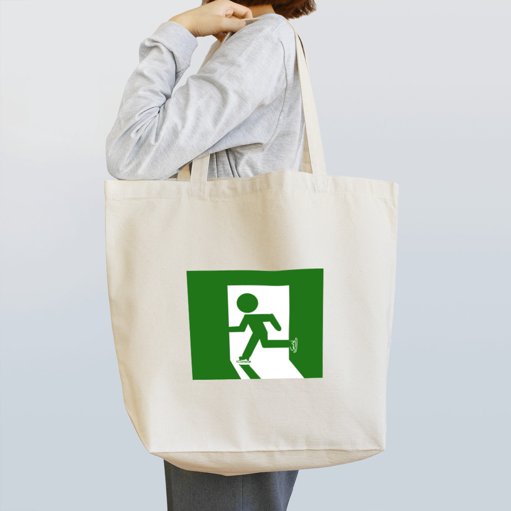 chyumonの非常口スケーター Tote Bag