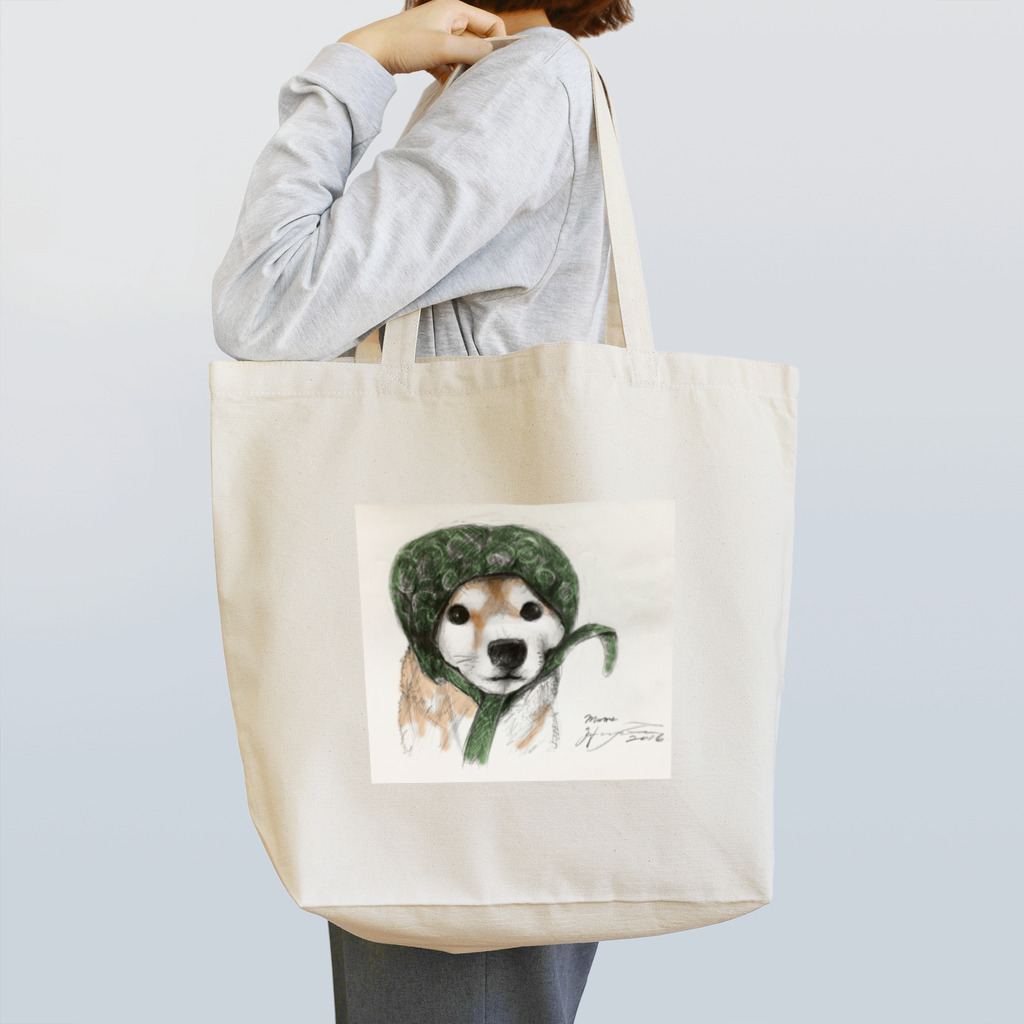 Chiccoloのかぶってまめ-鉛筆画版- Tote Bag