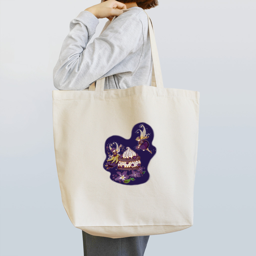 月のティラミスのブルーベリーフェアリー Tote Bag