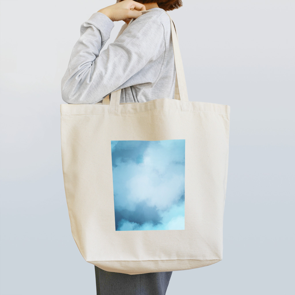 レ・モネの青の曇天 Tote Bag