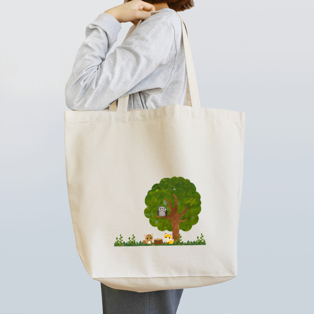 おはまじろうのお店のanimals in the forest Tote Bag