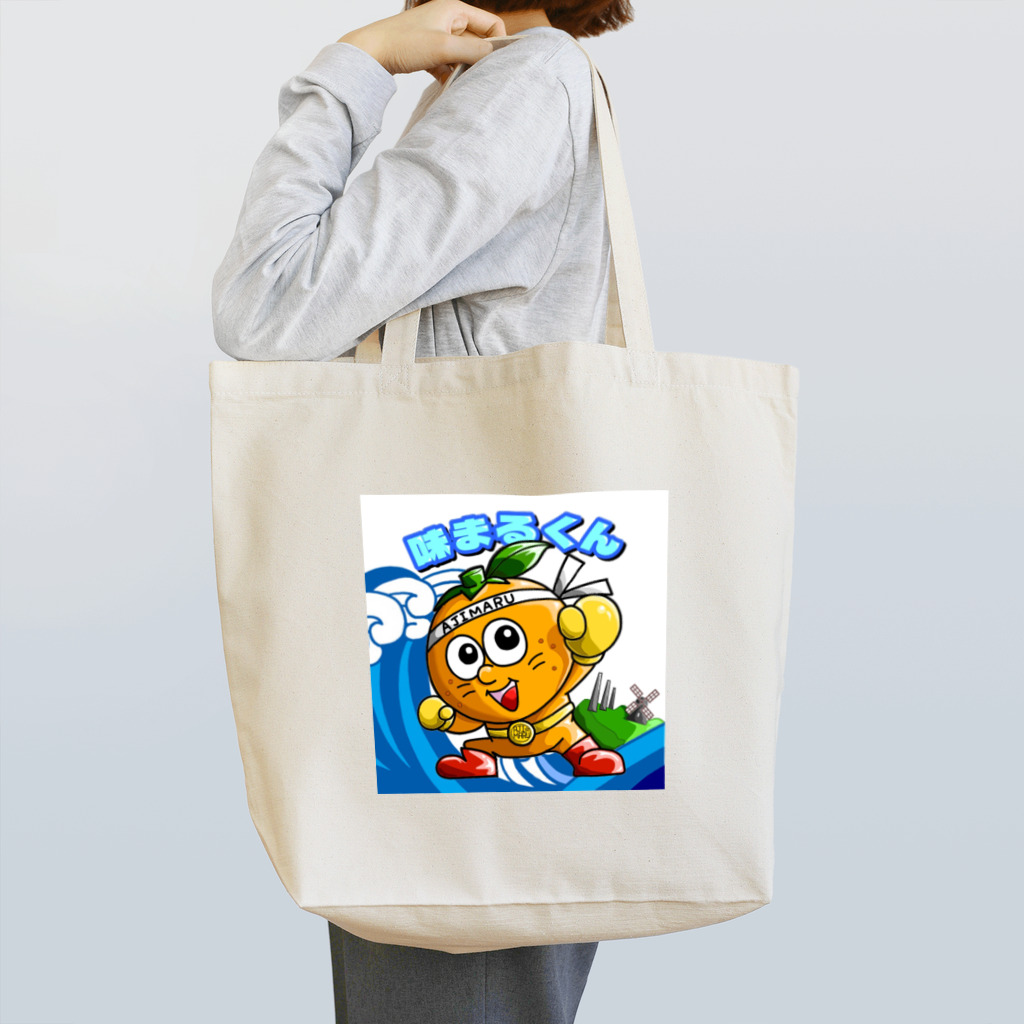 あじまるくんのあじまるくん(ビックリマン風) Tote Bag