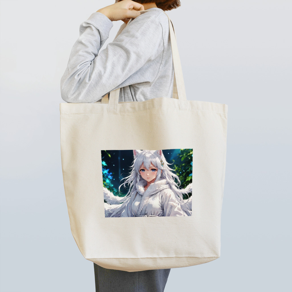 巫女スタぐらむのもふもふの巫女 Tote Bag