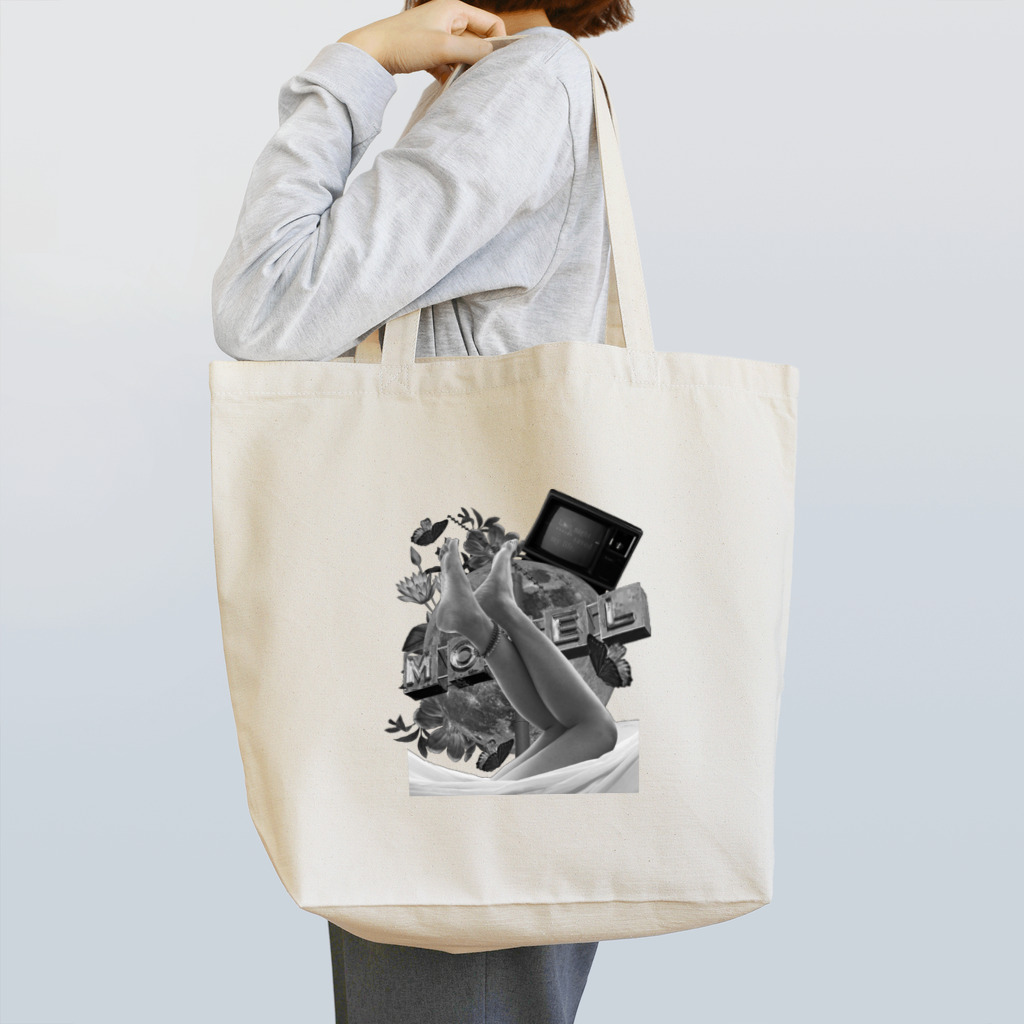 transparentのmotel monochrome Tote Bag