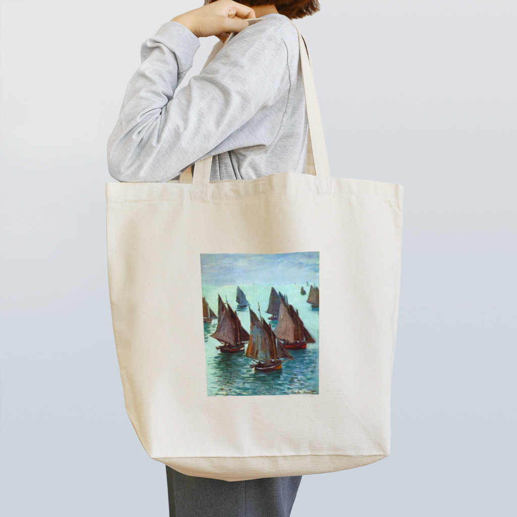 Art Baseのクロード・モネ/ 1868 / Fishing Boats, Calm Sea Tote Bag