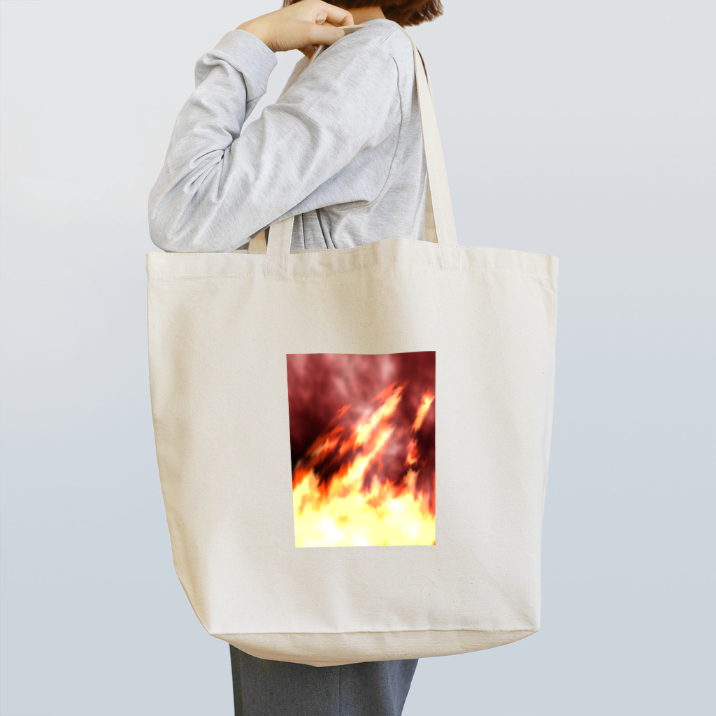 甲羅さんのお店の燃えてるグッズ Tote Bag