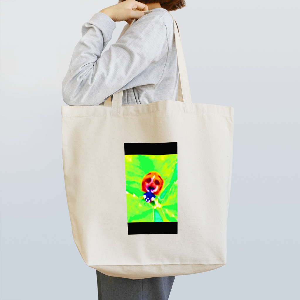 写真ものばっかりです(´∇｀)のlady bird(てんとう虫) Tote Bag