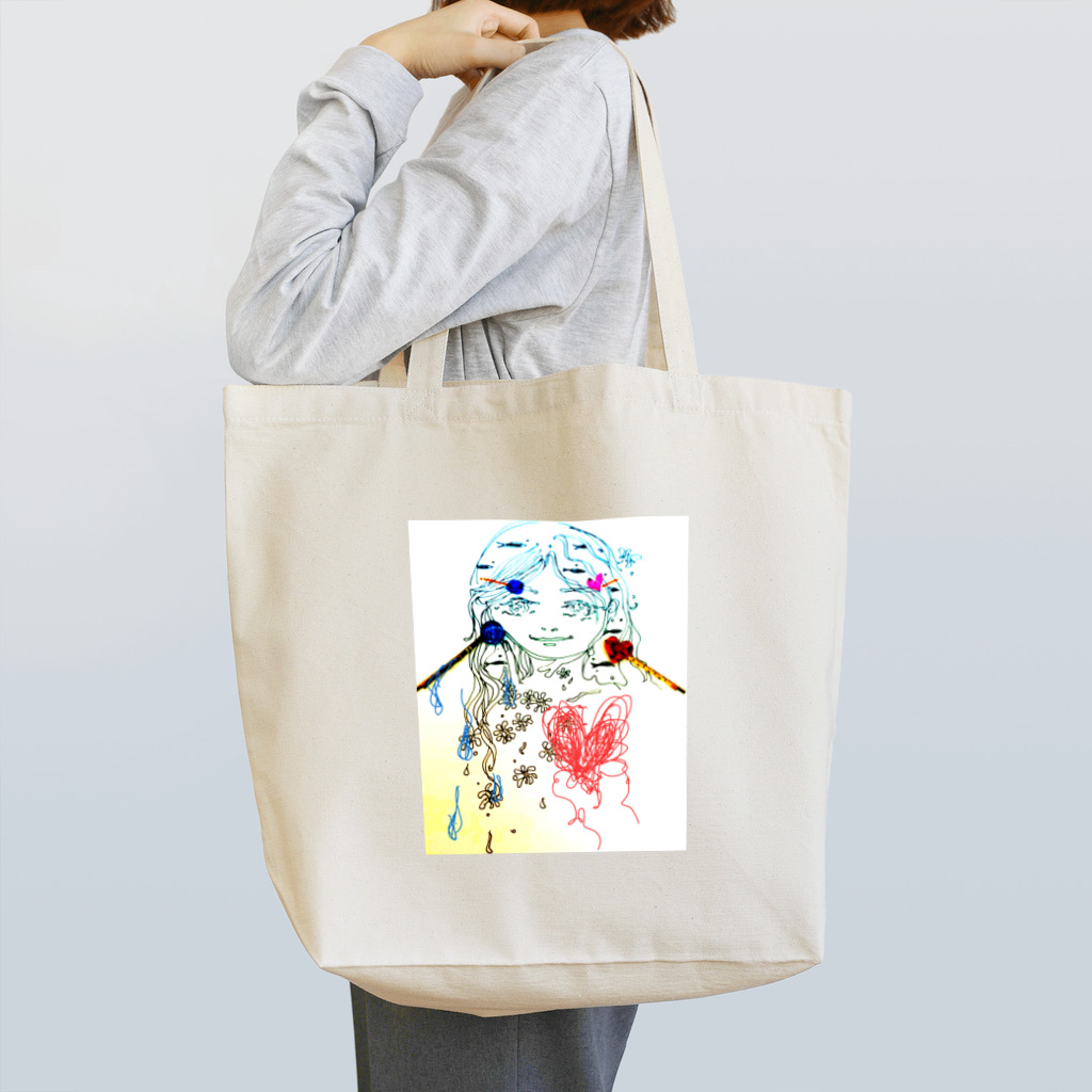 Seame＊の髪留め好きな女の子 Tote Bag