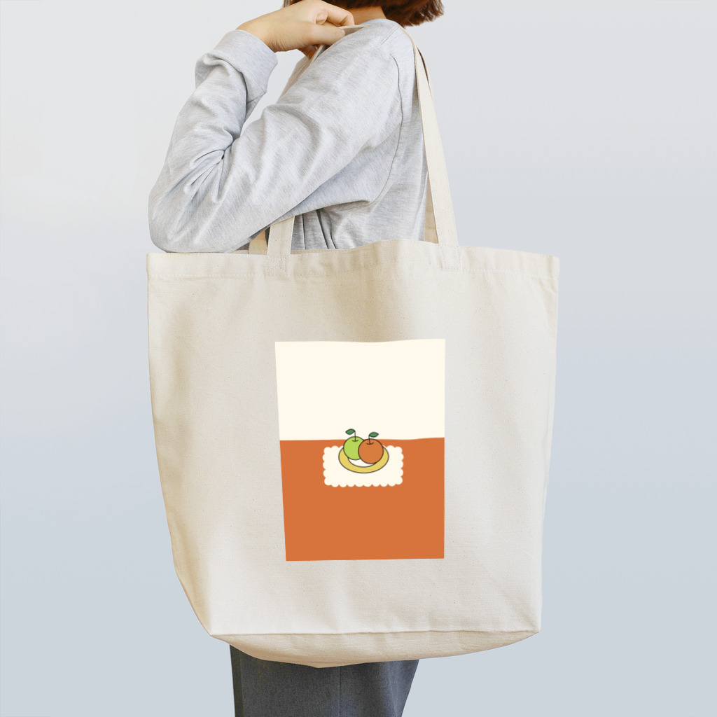 こなみのおやつはりんご  コマくんとフキダシおばけ Tote Bag