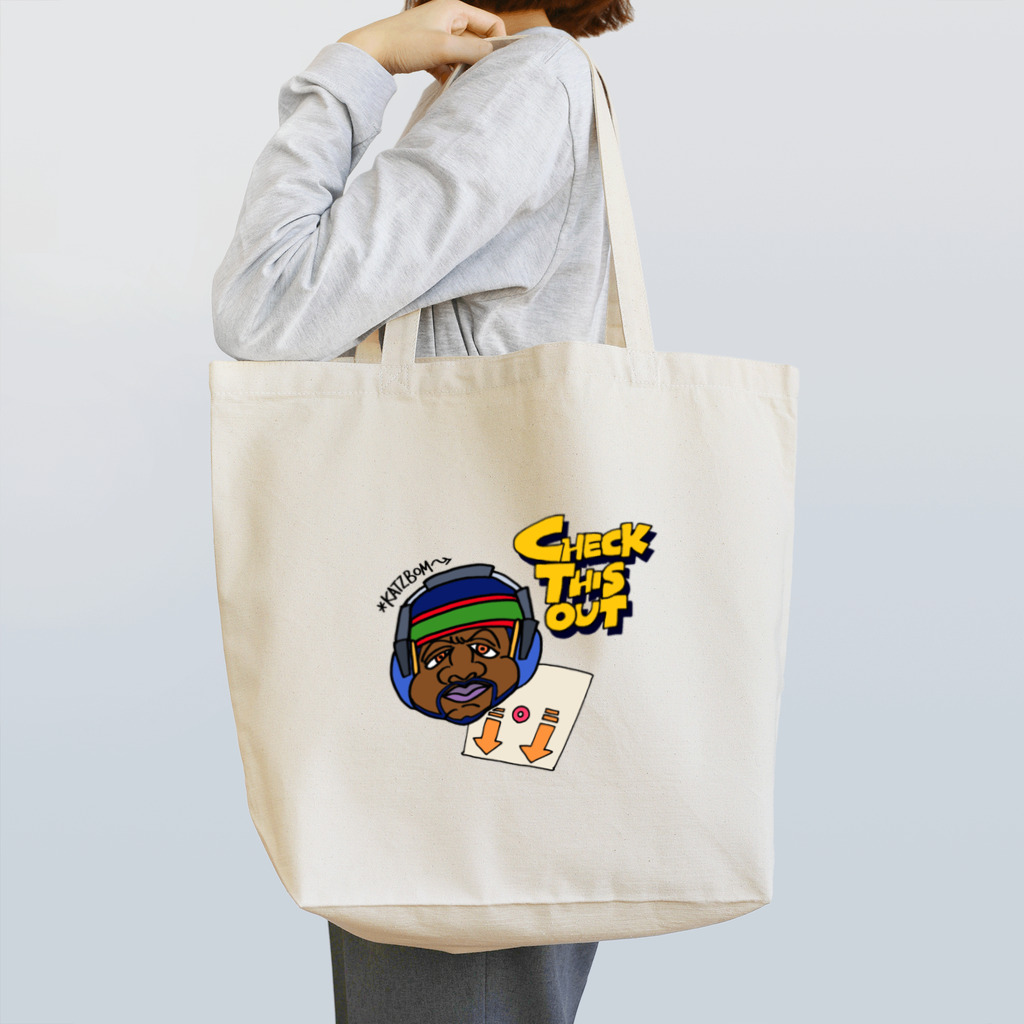 カツボン(KATZBOM)／漫画家ラッパーのDJ Check This Out Tote Bag