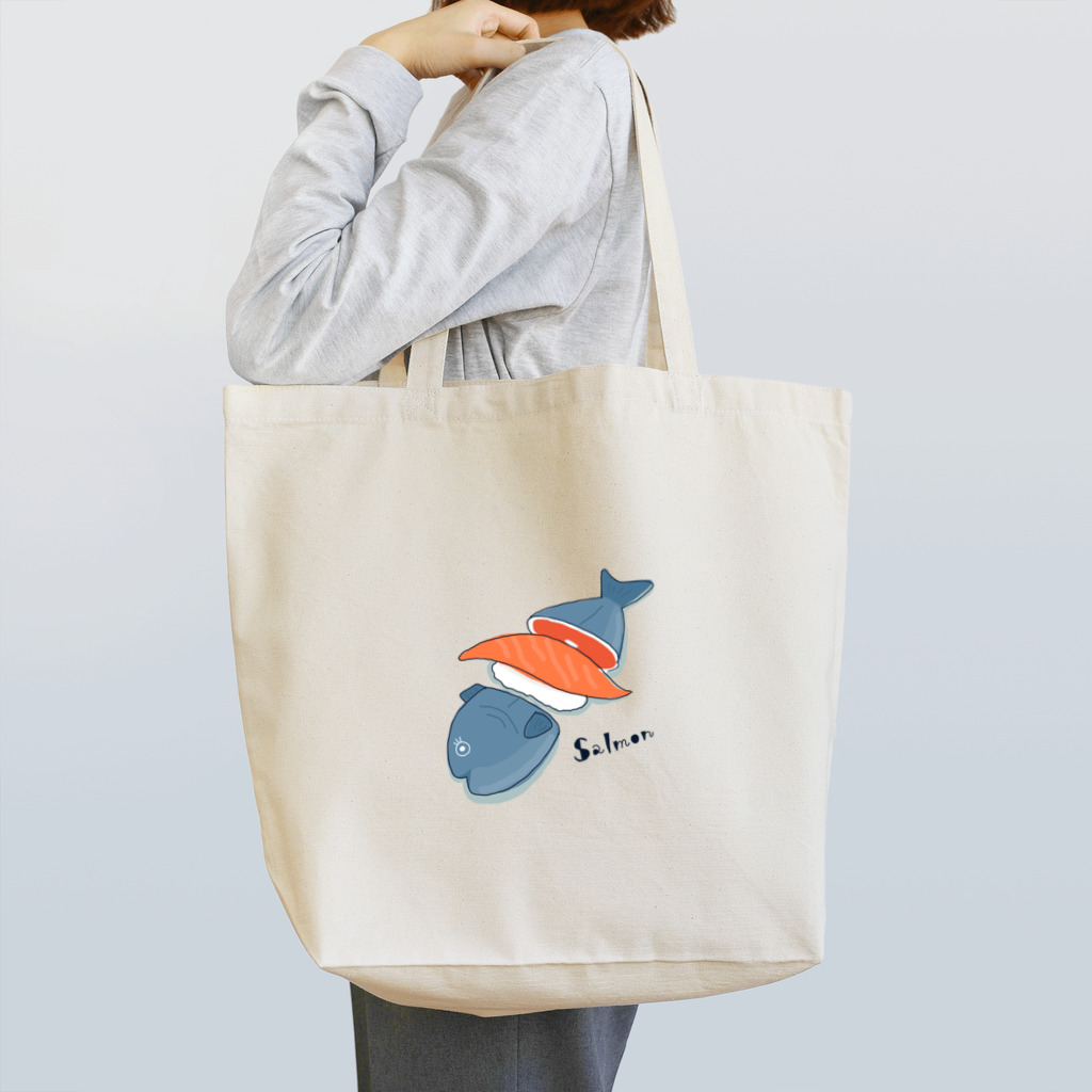 Chicchi Satoのサカナのウンメイ Tote Bag