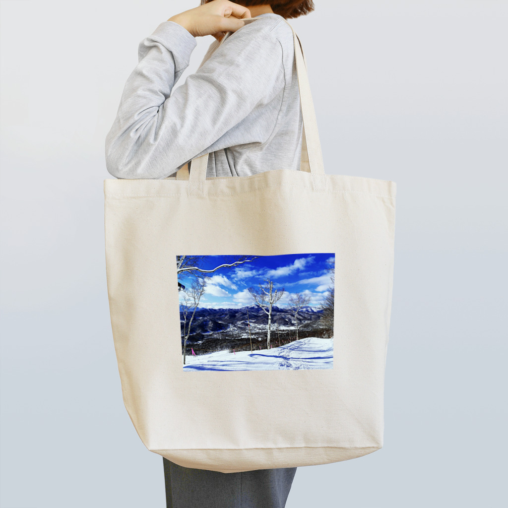 tyhsss-nの白樺と雪景色 Tote Bag