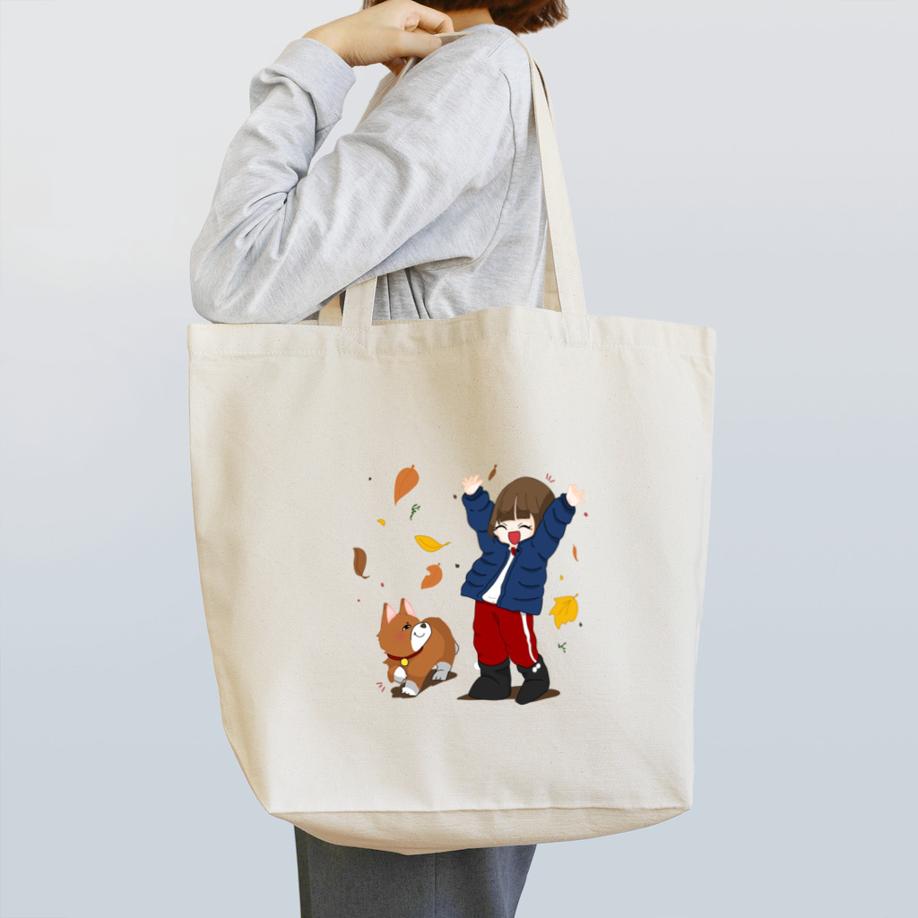 みーすけの愛犬と公園デート Tote Bag