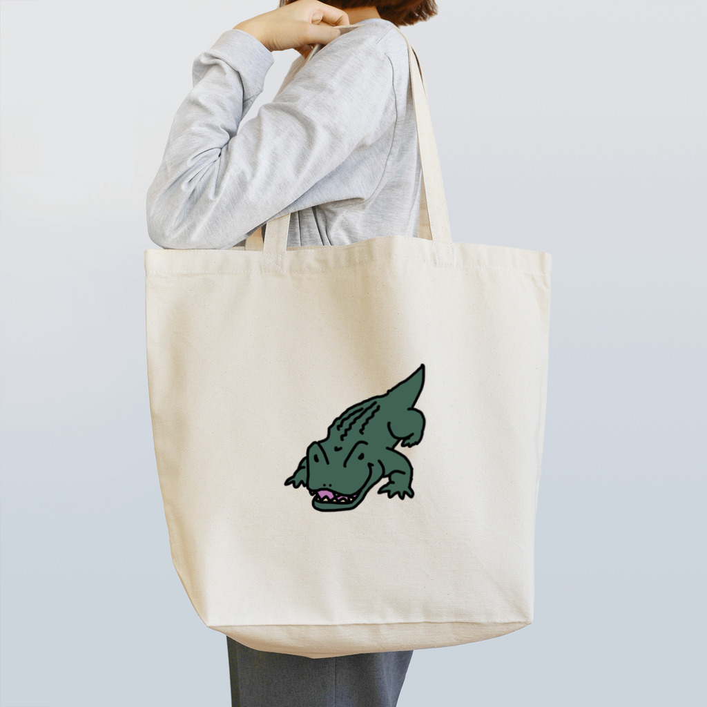 ゆるあにまるのワニ Tote Bag