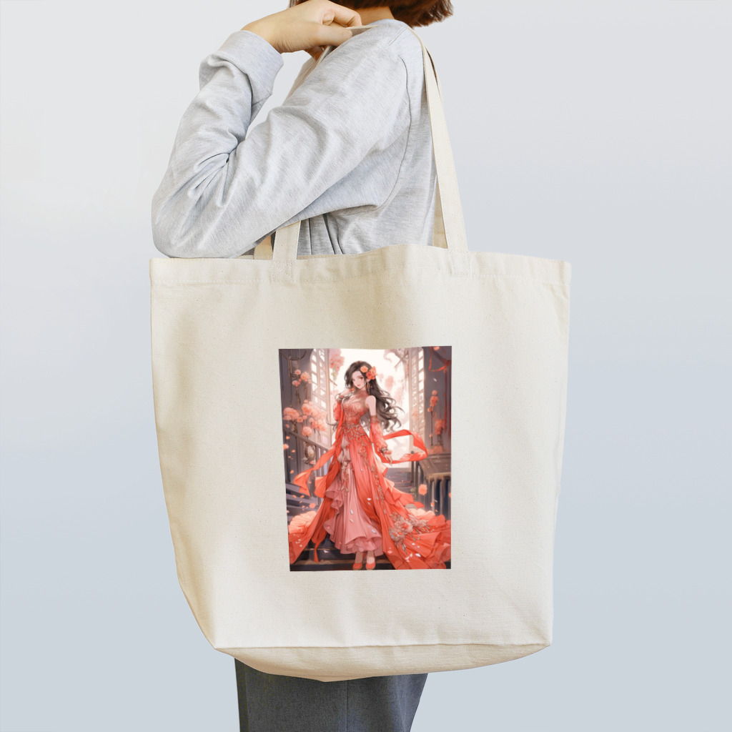 AQUAMETAVERSEの素敵なドレスでパーティ　sanae 2074 Tote Bag