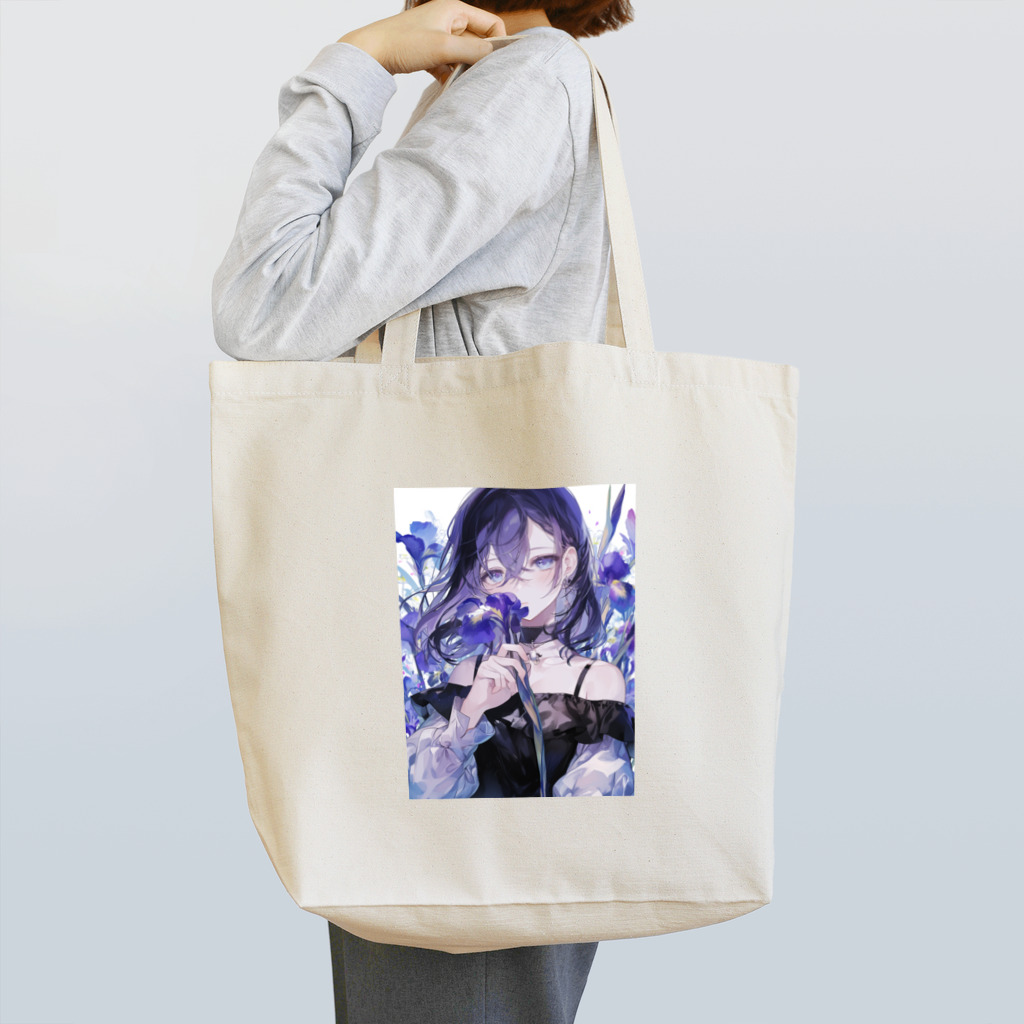 AQUAMETAVERSEの花菖蒲の優美な香り　BLUE PLUM  691 Tote Bag