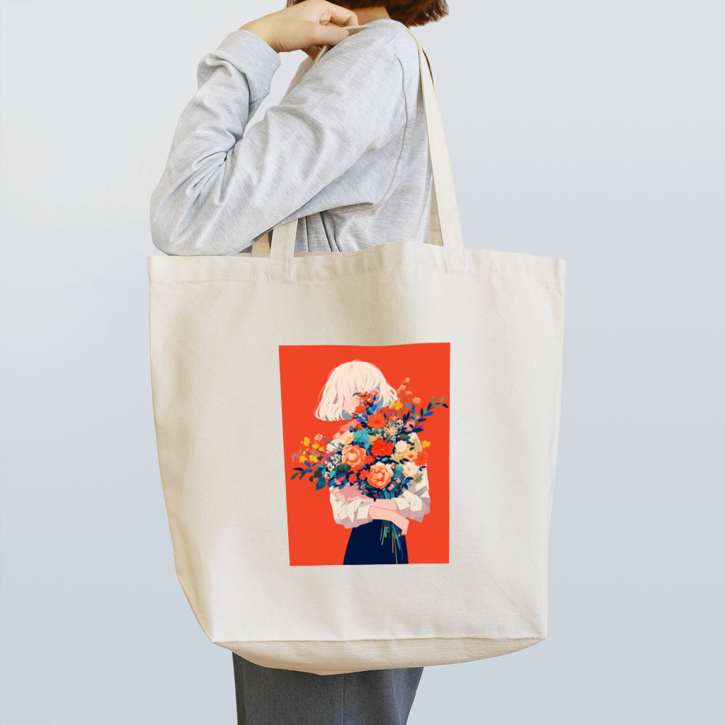 AQUAMETAVERSEの花束をあなたに　Hime  2530 Tote Bag