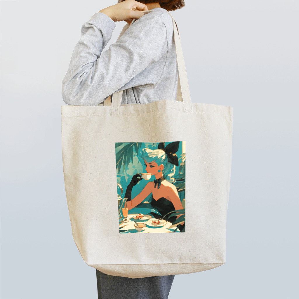 AQUAMETAVERSEのティファニーでお茶を　Hime  2530 Tote Bag