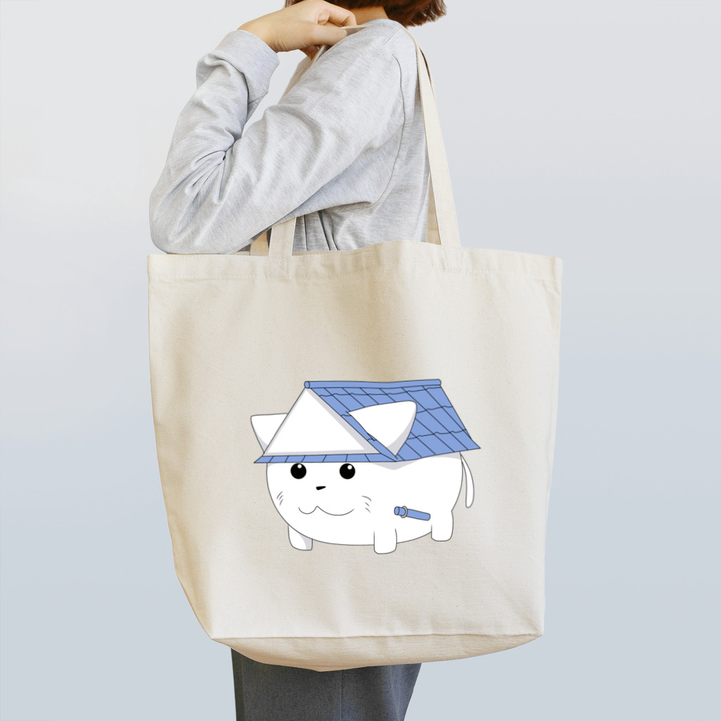 Flowerの家猫ザムライ Tote Bag