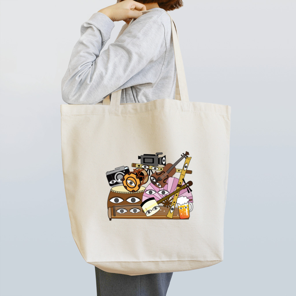 k∀zzy_horie⚙️和太鼓/篠笛のとら◯のさん Tote Bag