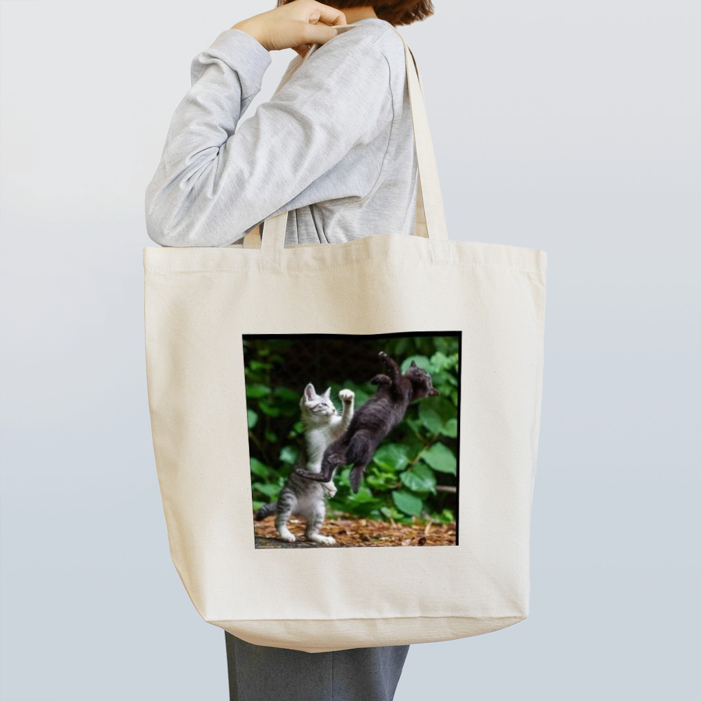 👑ＫＥＮ👑の猫♥パンチ👊 Tote Bag