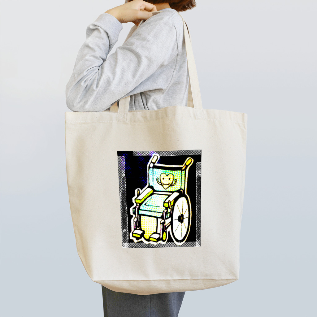 pokoemのくるまいすだよ Tote Bag