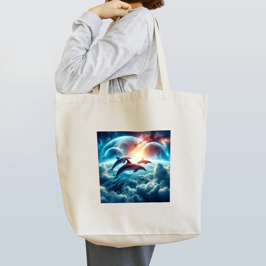 Mangetu2024の宇宙海（イルカ） Tote Bag