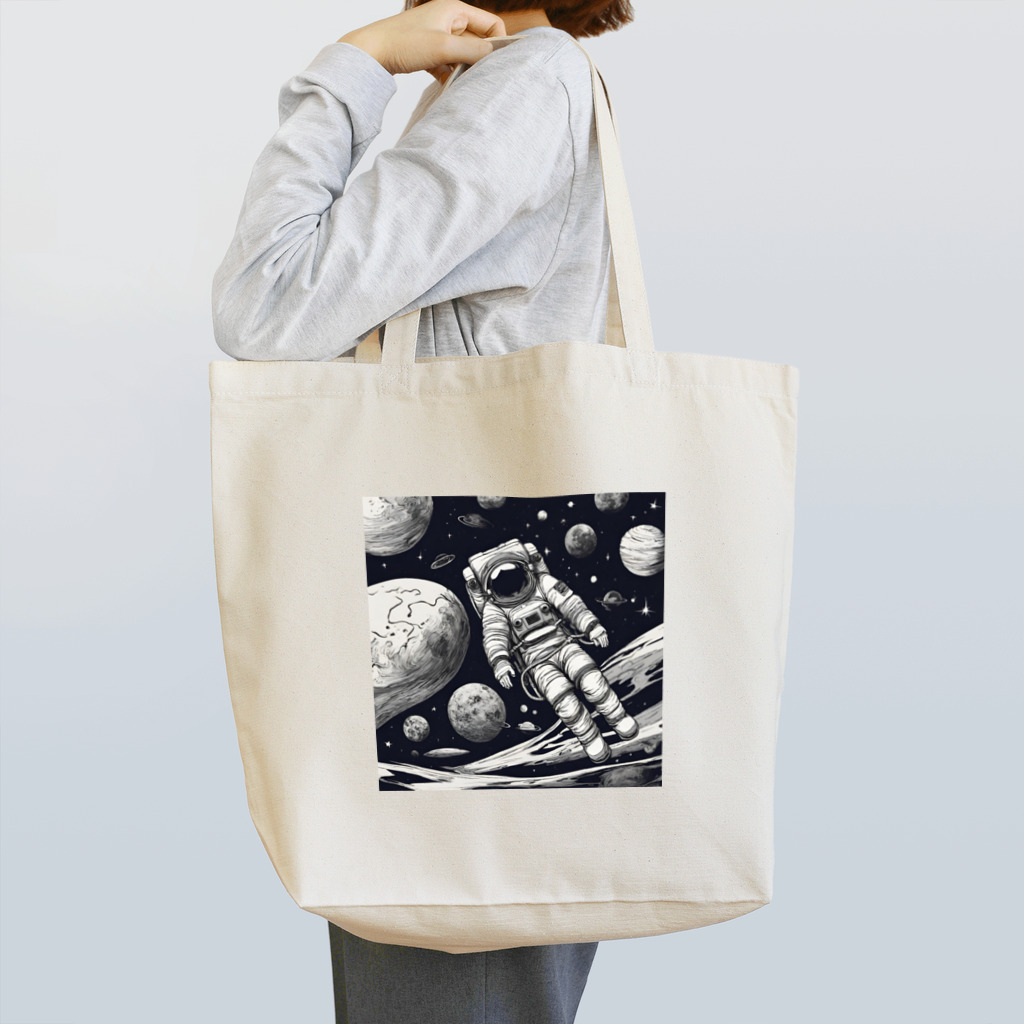 遊びの場の宇宙飛行士 Tote Bag