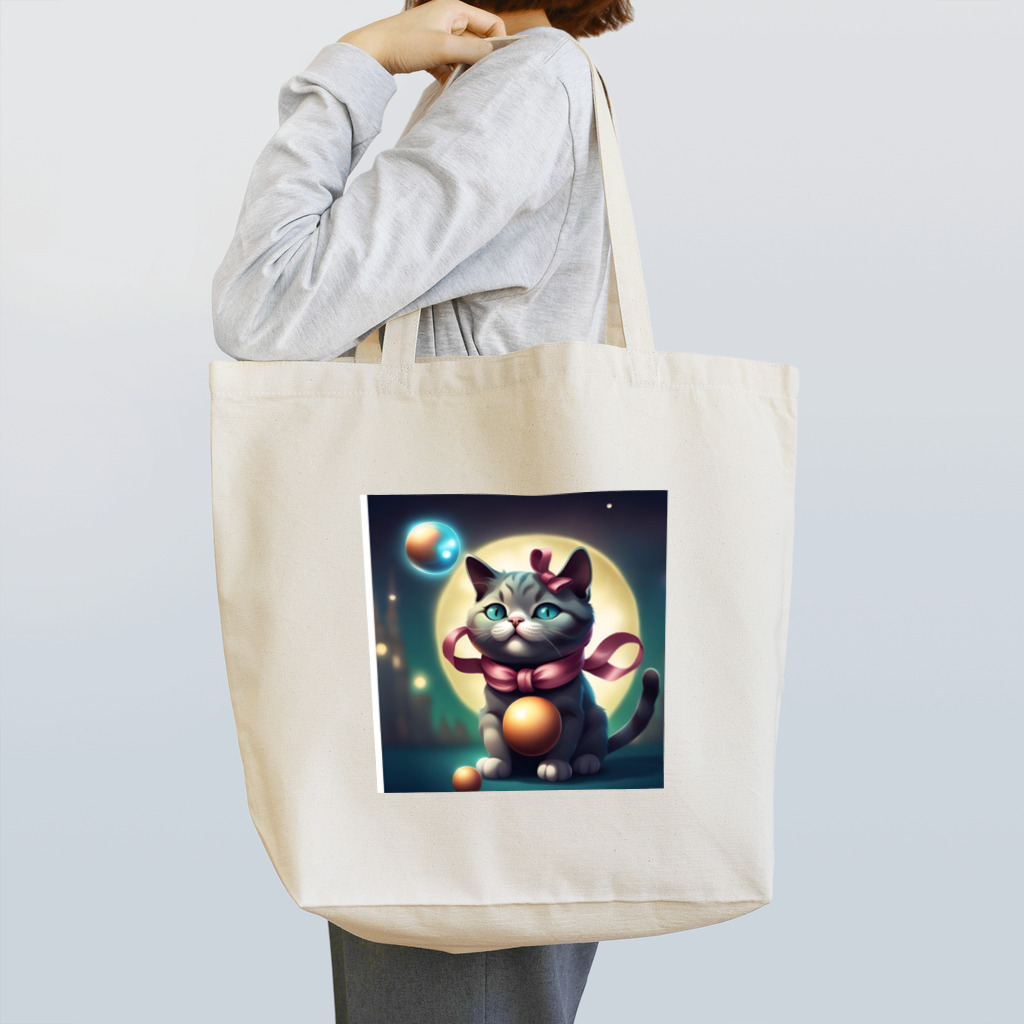 pompomダンスのおすましニャンのグッズです Tote Bag