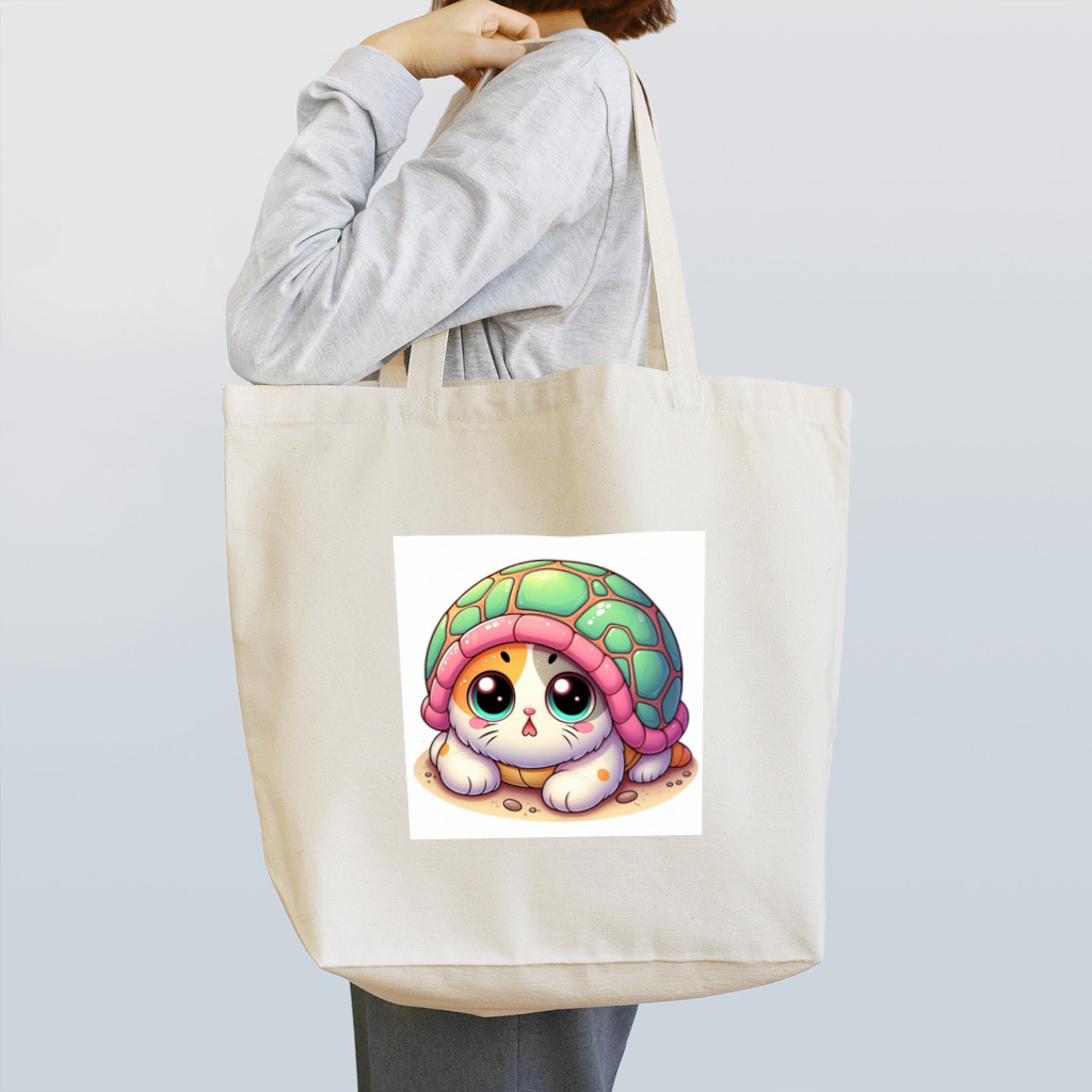 ANIMOKUNのカメネコ Tote Bag