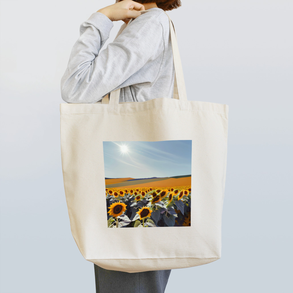 pretty peachのお店の太陽の光を浴びて Tote Bag