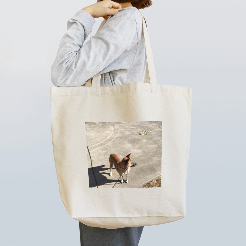 ふかみどりのお家のお犬様と白菜 Tote Bag