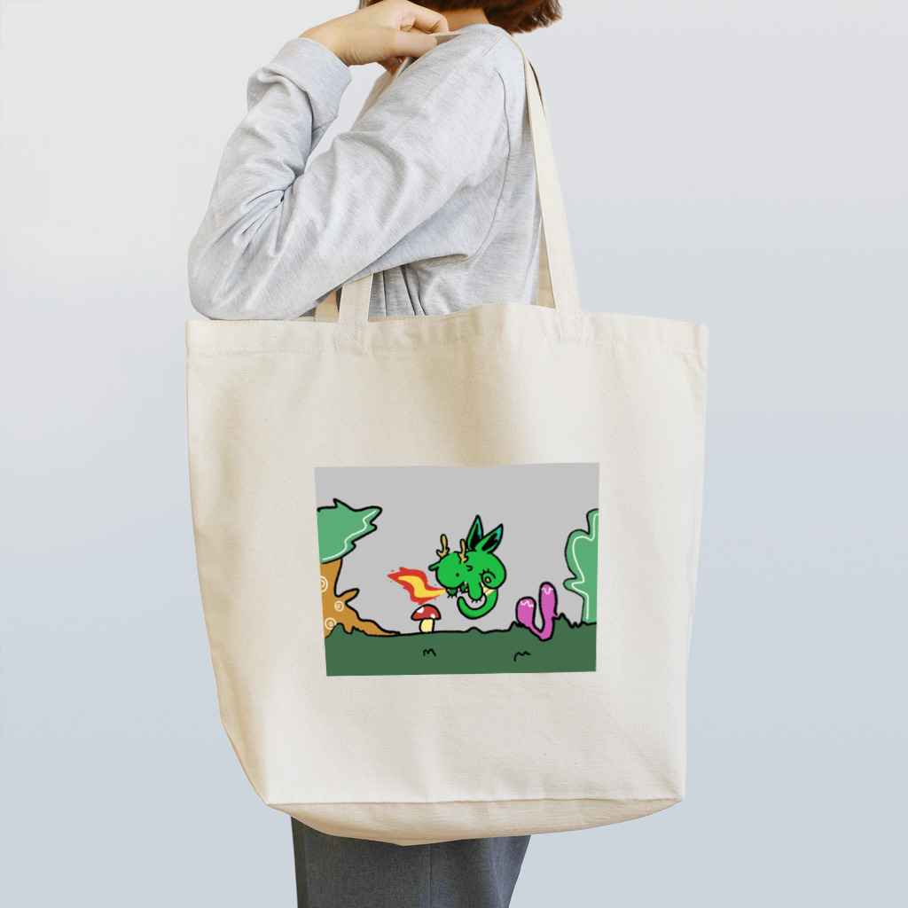 かんぱんの小さなドラゴン Tote Bag