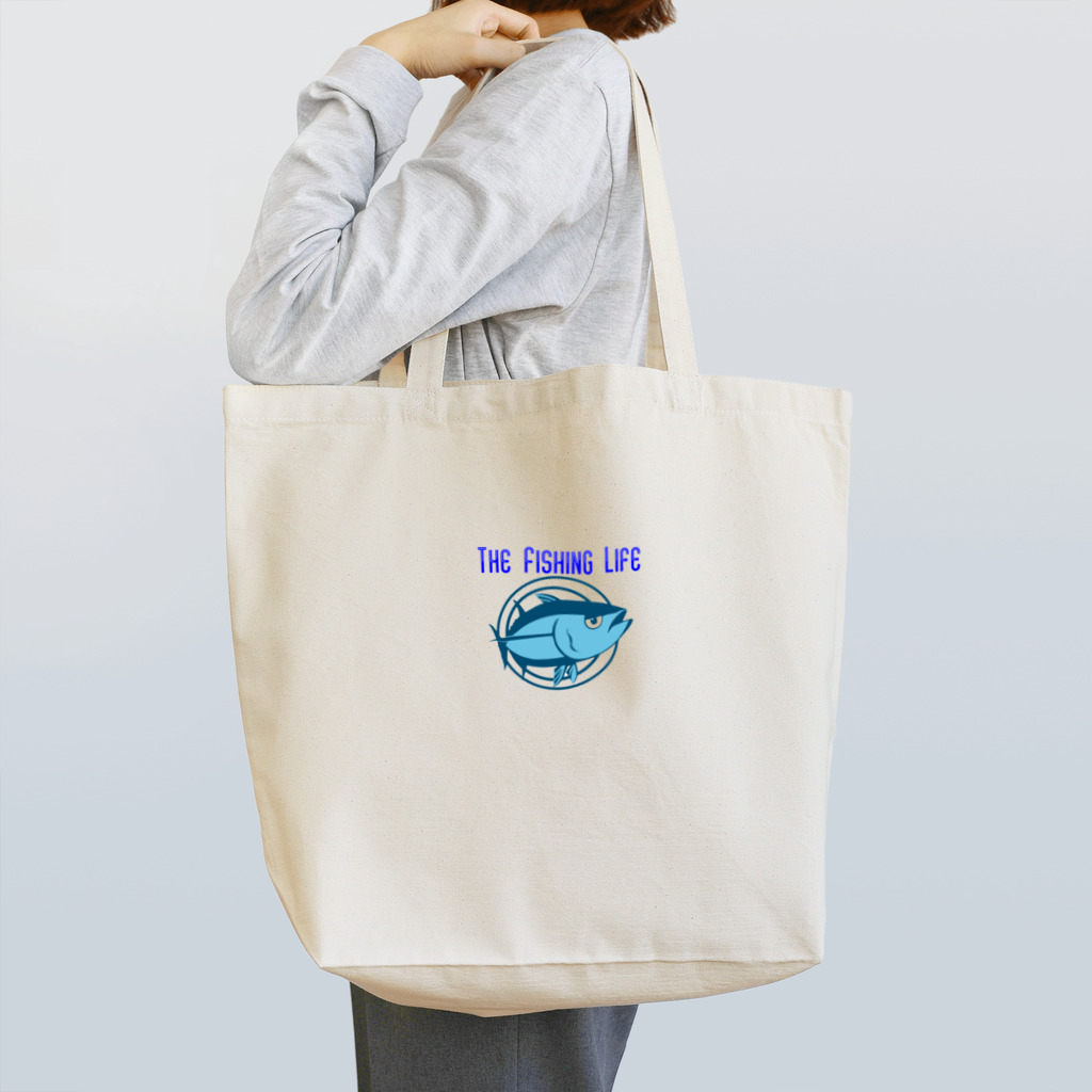 まこたんストアのフィッシングライフ Tote Bag