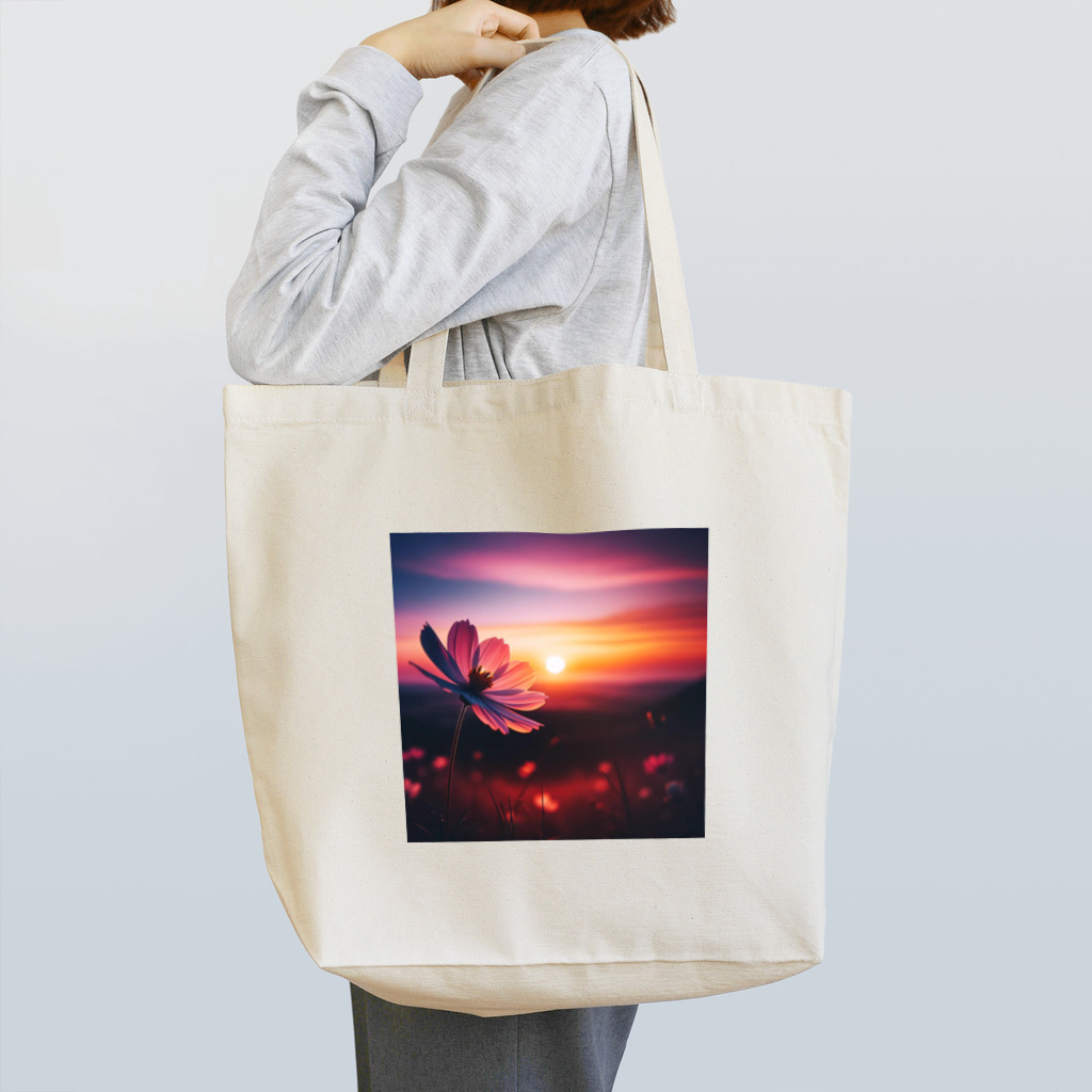 Kawaii屋さんの儚い夕焼けコスモス Tote Bag