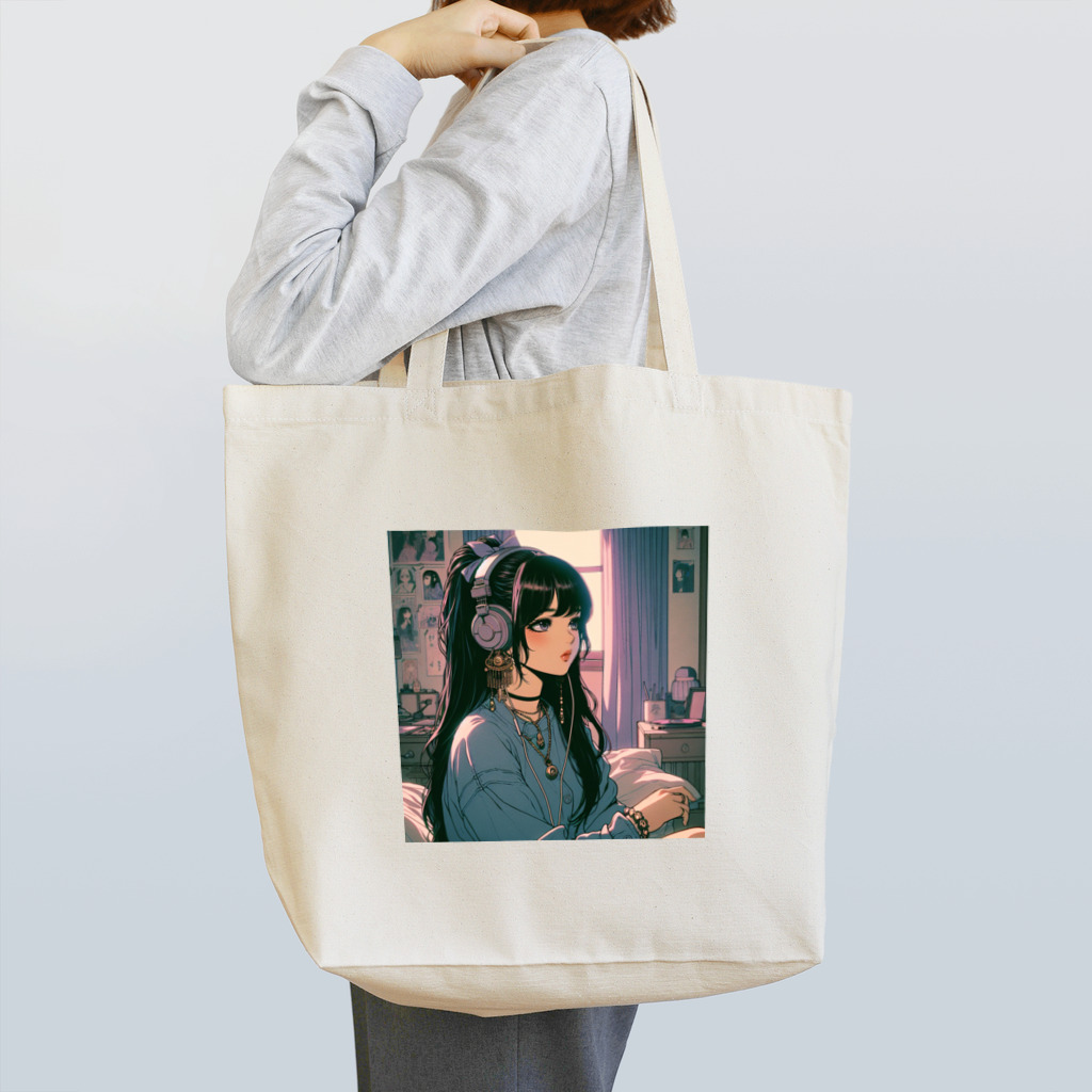 歌を聴く乙女の歌を聴く乙女　-ran- Tote Bag