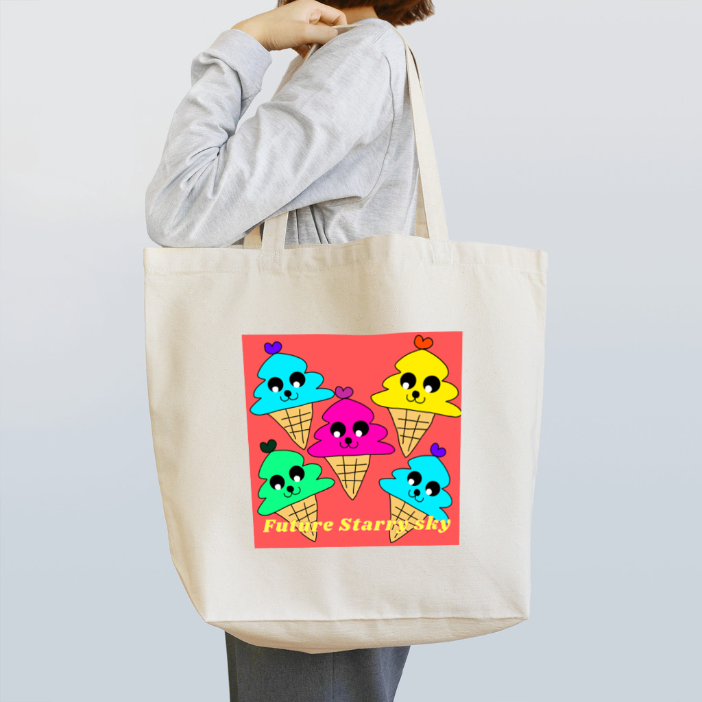 Future Starry Skyのソフトクリーム🍦 Tote Bag