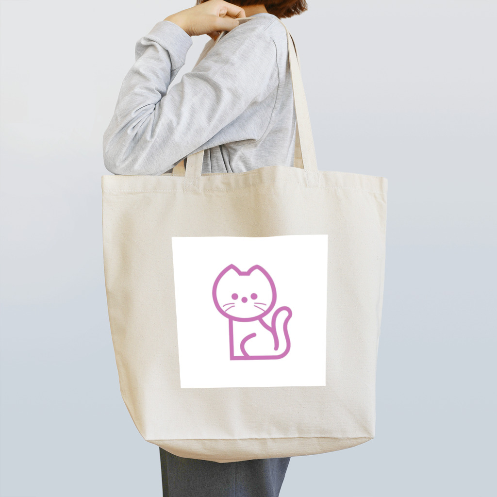 Lotus Flowerのにゃんこ Tote Bag