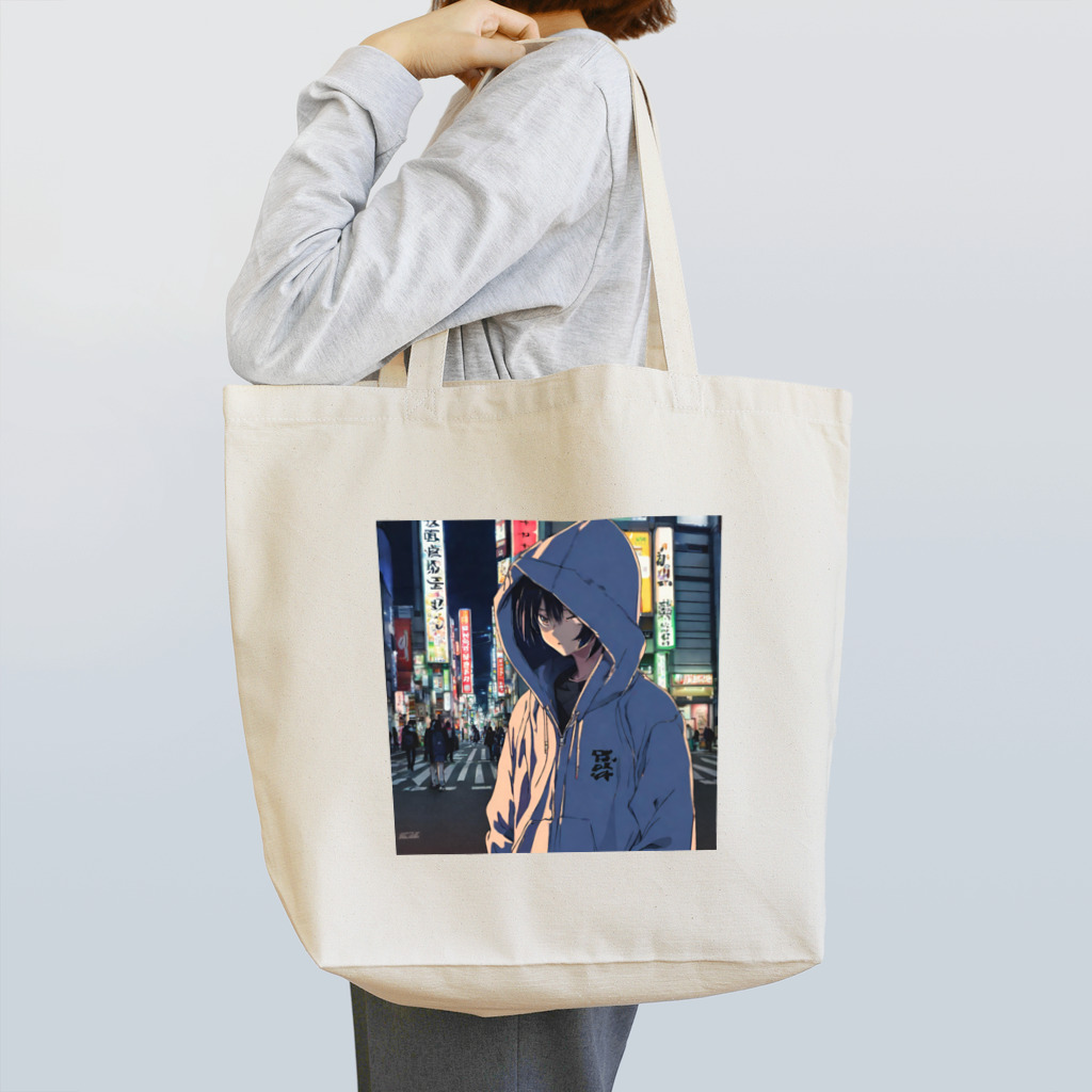 El Sol 85のパーカーフードの少女　池袋編 Tote Bag