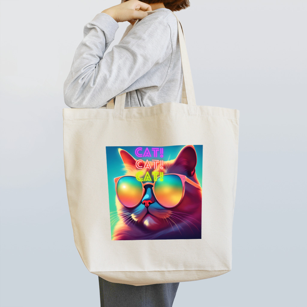 tatuuのShady Cat! Tote Bag