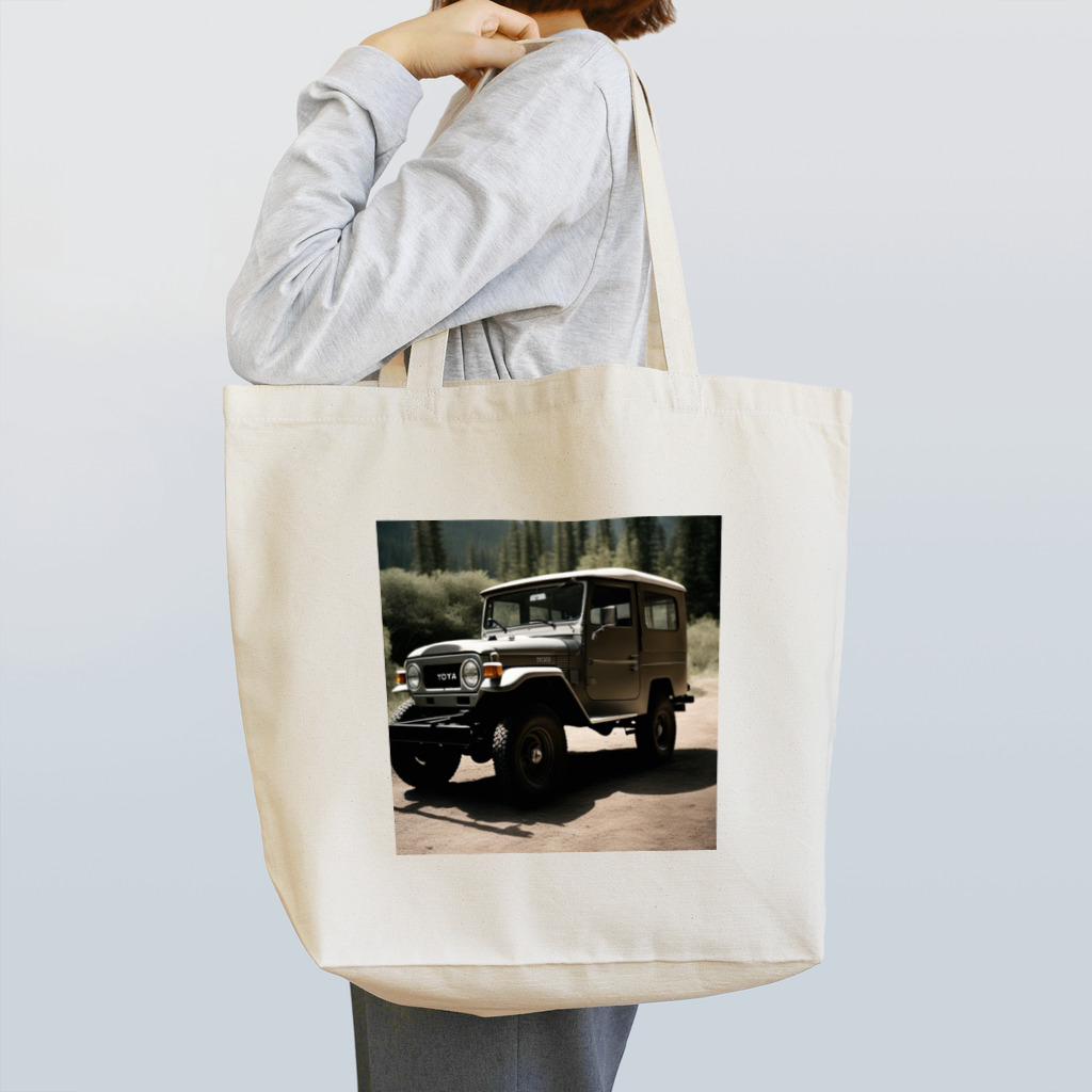 Vintage MotorVehicleのトヨタ・ランドクルーザー Tote Bag