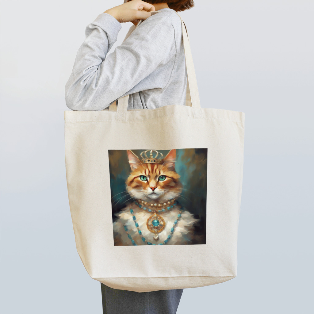 esmeralda64のパライバトルマリンの瞳の猫 Tote Bag