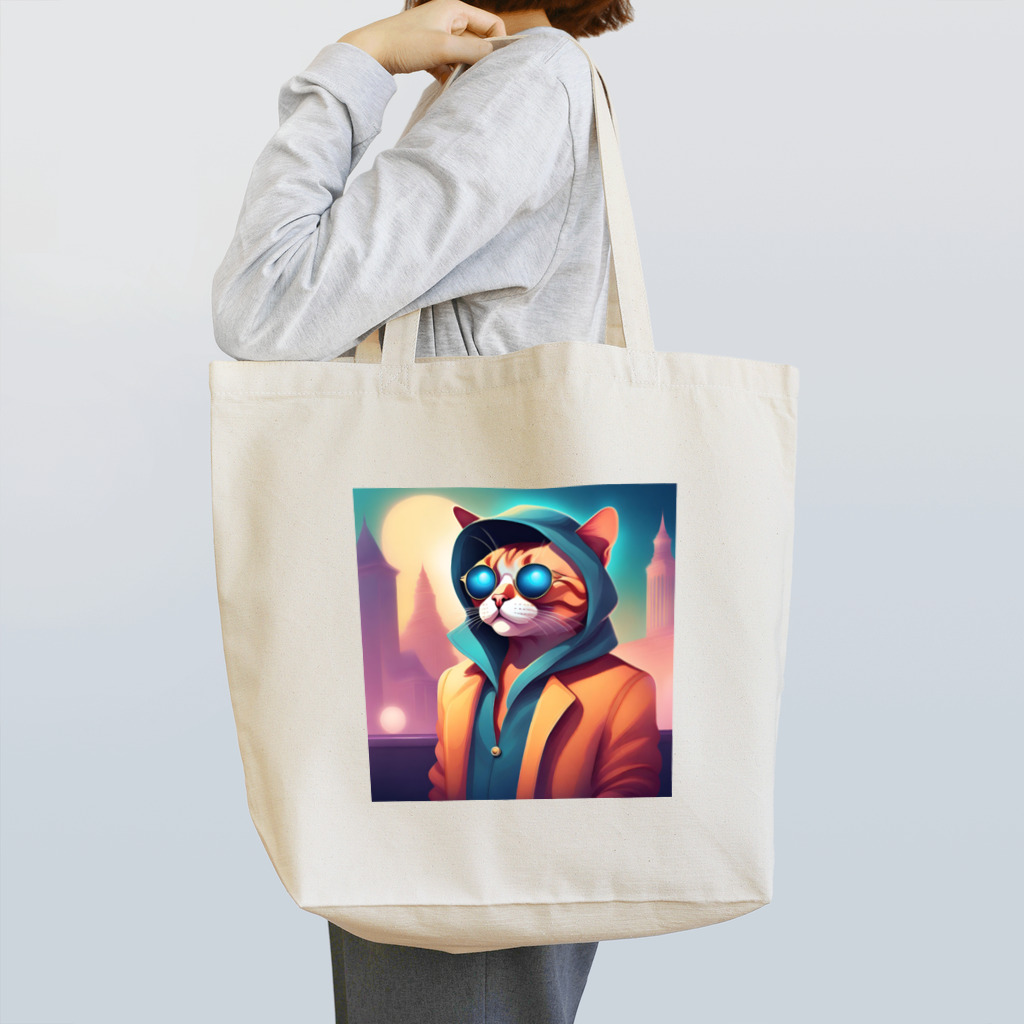 さくらショップのオシャレ猫シリーズ Tote Bag