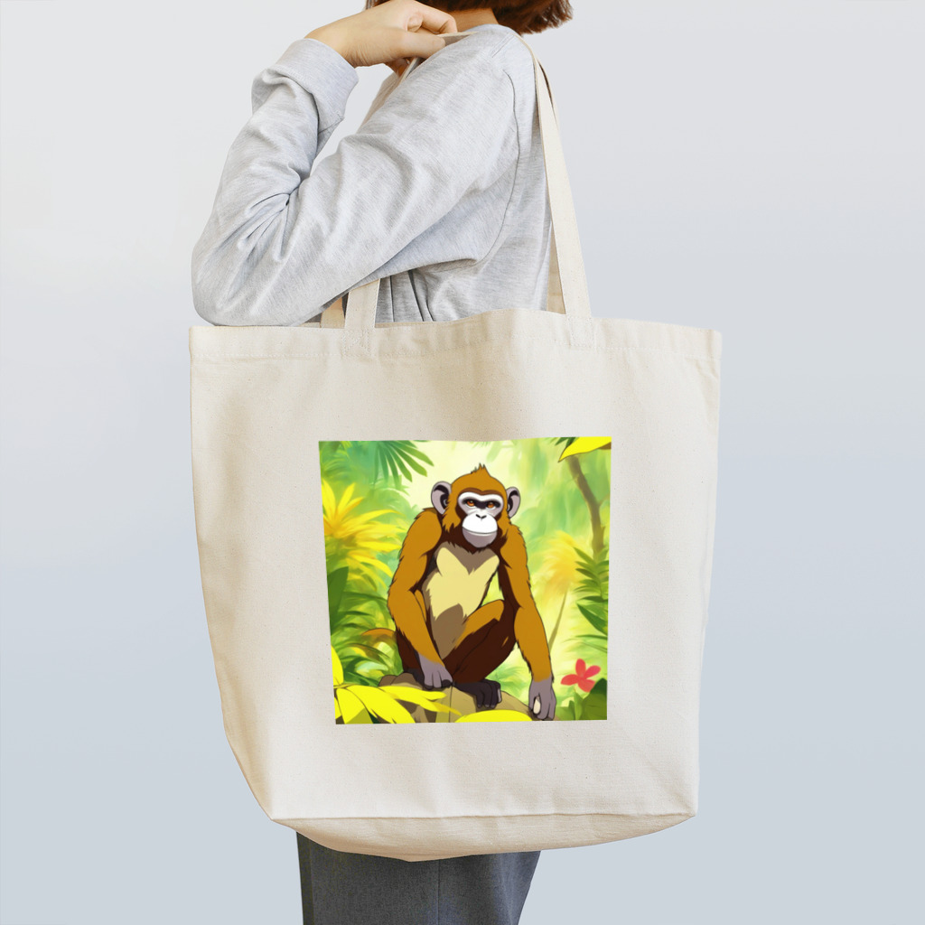 kjhtyuのおさる Tote Bag